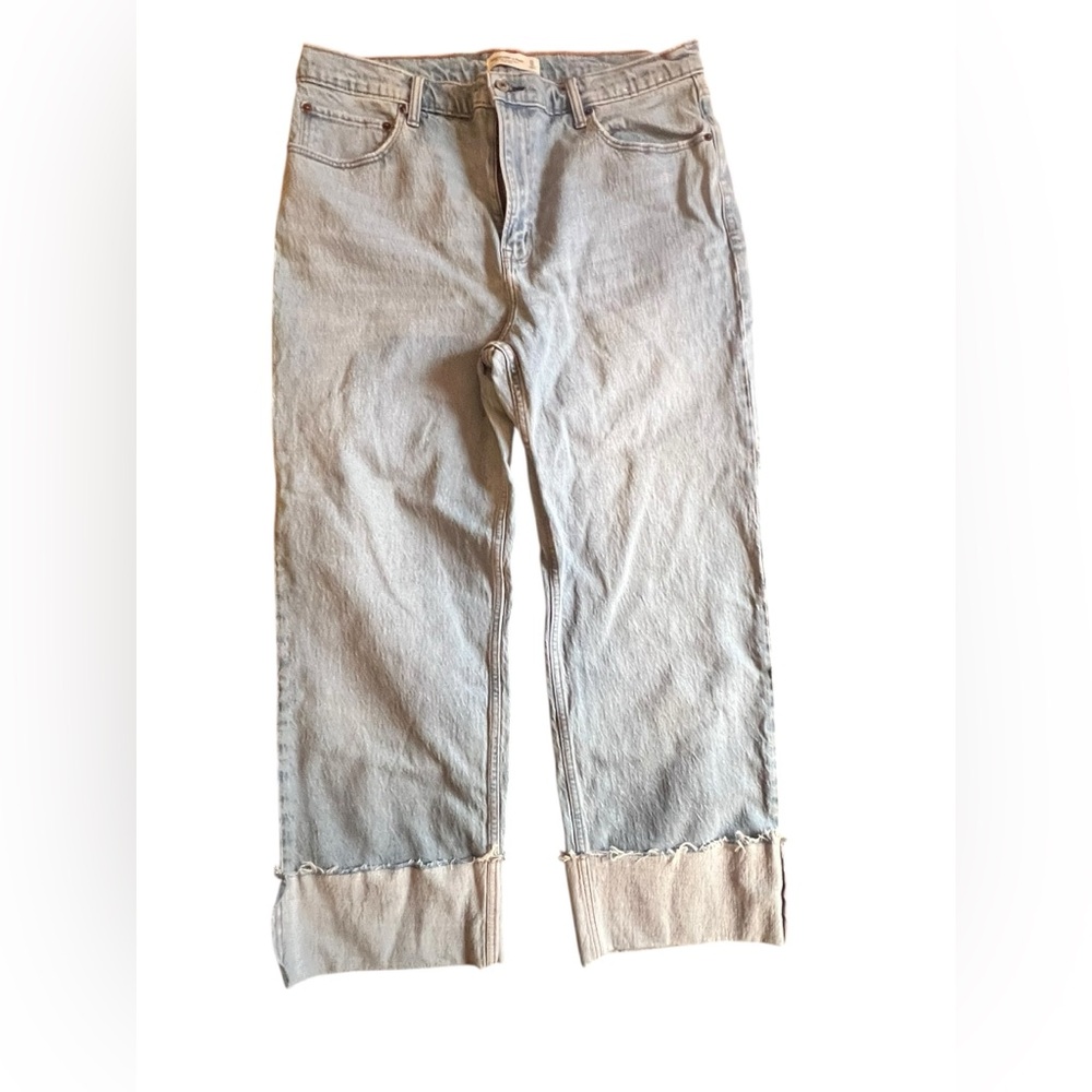 Abercrombie & Fitch Light Blue Boyfriend Jeans